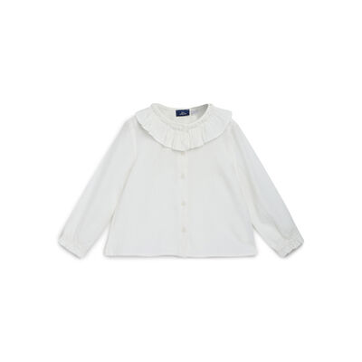 Girls Bronze Solid Long Sleeve Shirt